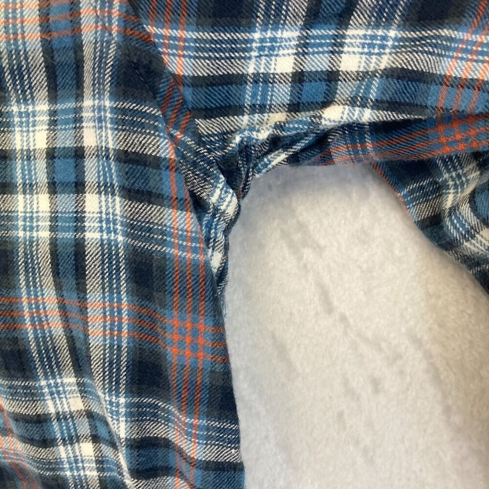 Horny Toad Mixologist Flannel Button Up Shirt Womens Size Medium M Blue Plaid‎ - Picture 9 of 14